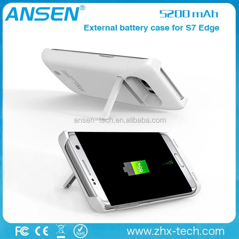 New Fashion 2016 Products Wireless Charging Power Bank Case Portable Charger for Samsung S7 Edge