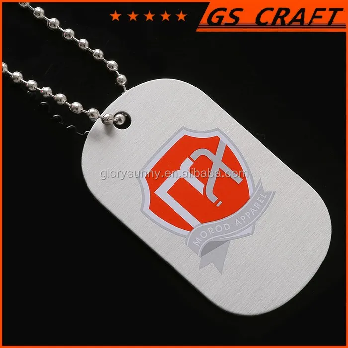 Wholesale Customized Lovely Pet Jewelry Dog Supplies Logo Dog Tag , Custom Metal Dog Tag With Ball Chain