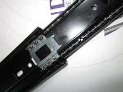 Accora Brand 45mm soft closing telescopic full extension drawer runner rail,self close thickness 1.5mm drawer slide channel