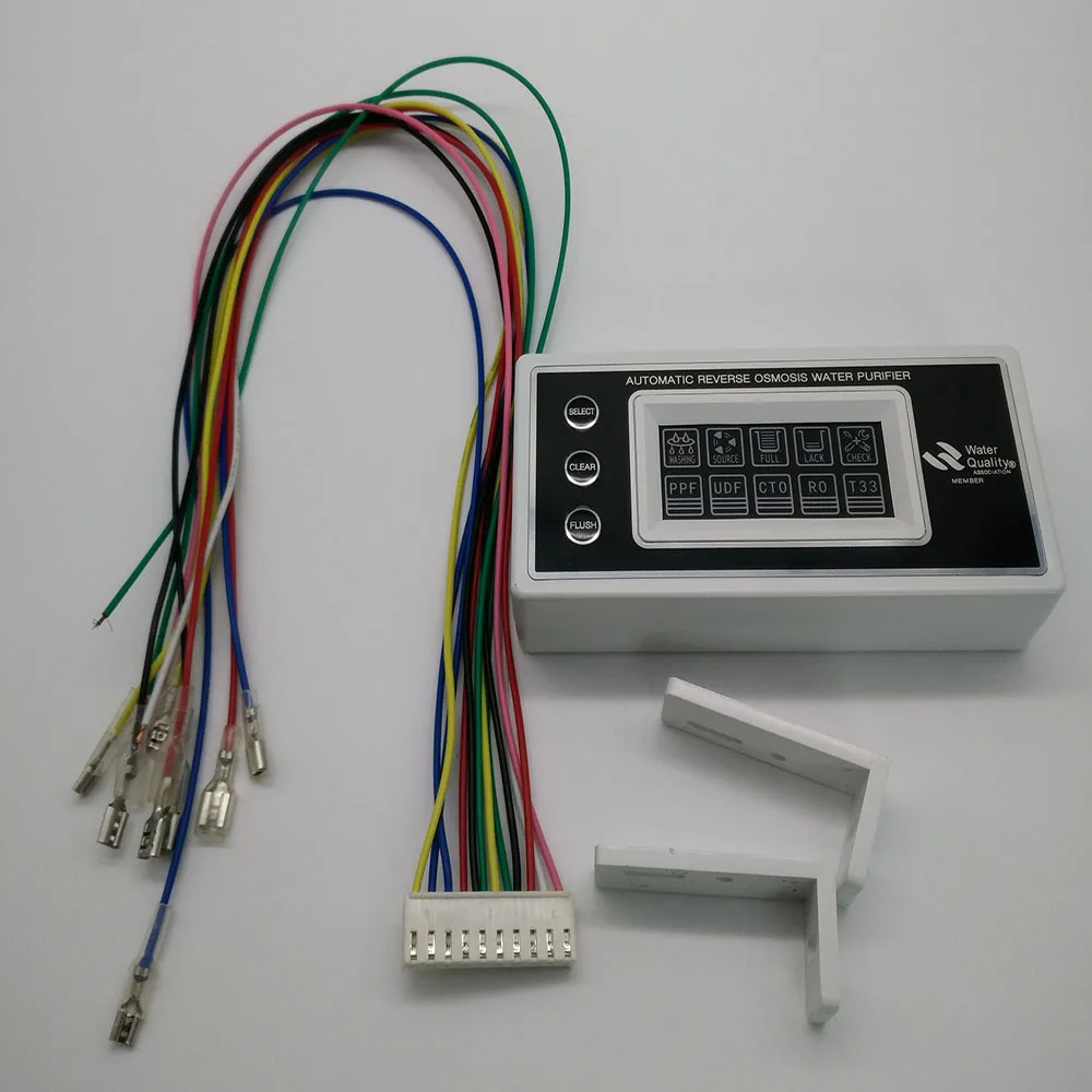 RO system micro-computer controller cartridge life monitoring control board