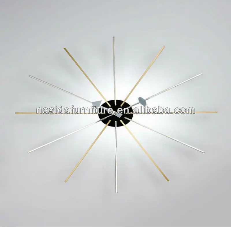 nd510 реплики тактовой звезды для украшения гостиной современный джордж нельсон настенные часы