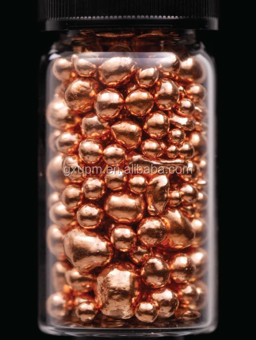 99.9999% high purity copper nuggets made in China at the cheap price - 008618203757115