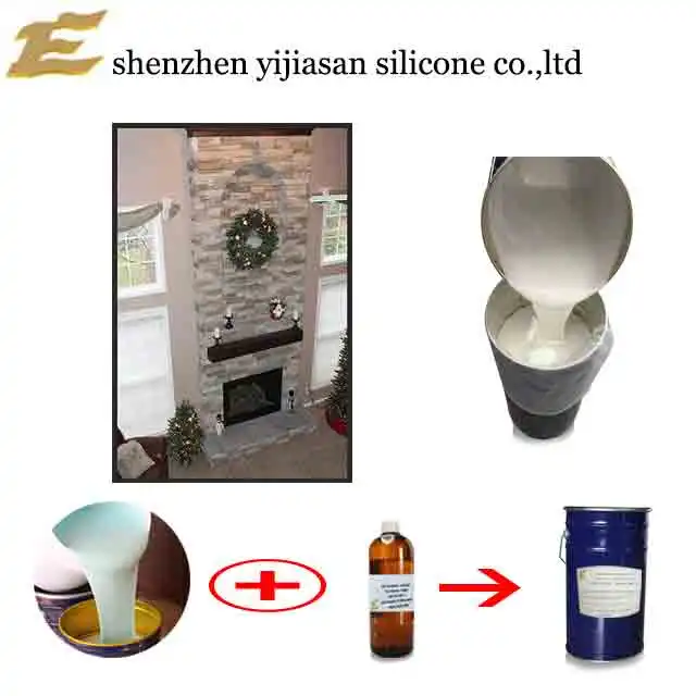 rtv-2 liquid condensation cure silicone rubber for culture stone molds making