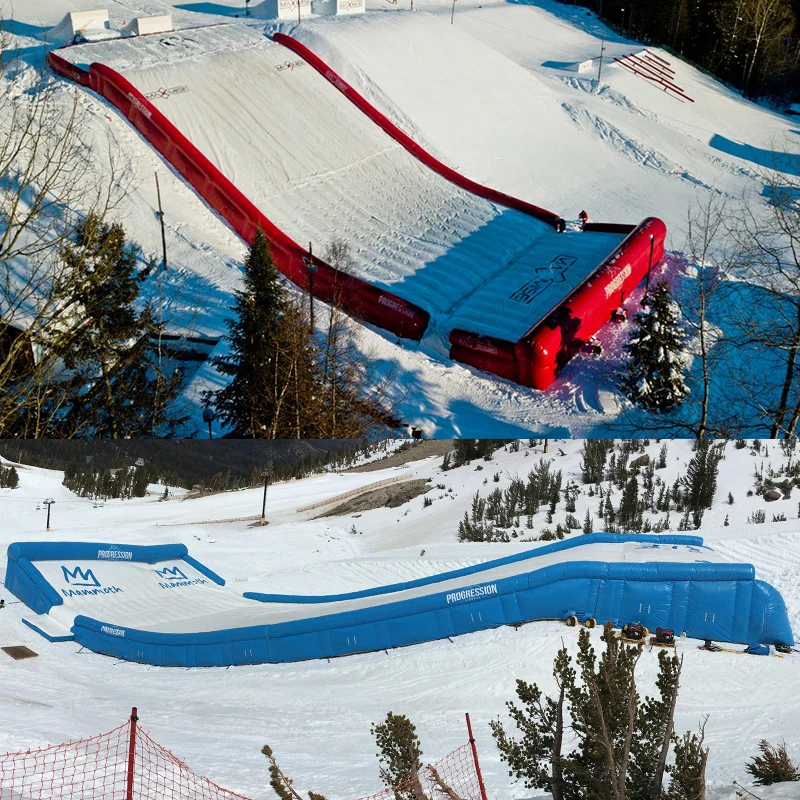 Sport mountain bike inflatable Stunt Jump skiing big giant airbag stunt air inflatable jump bag, inflatable Landing Airbag