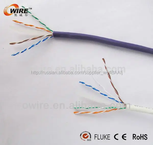 Высокая скорость кросс-ссылки сетевой кабель Utp категории OEM