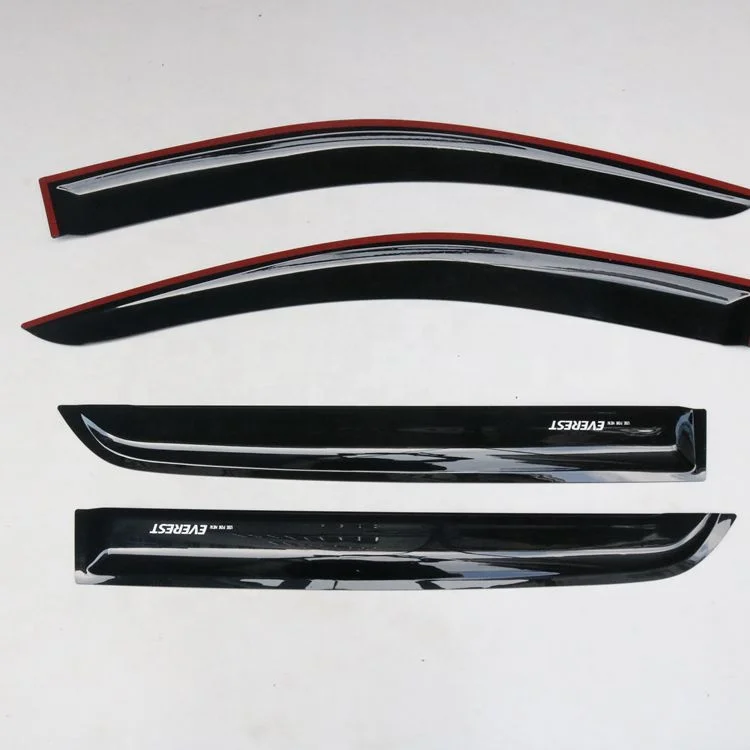 Thailand Style Acrylic Rain Shield Car Window Visor for 2015-2021 Everest SUV Accessories