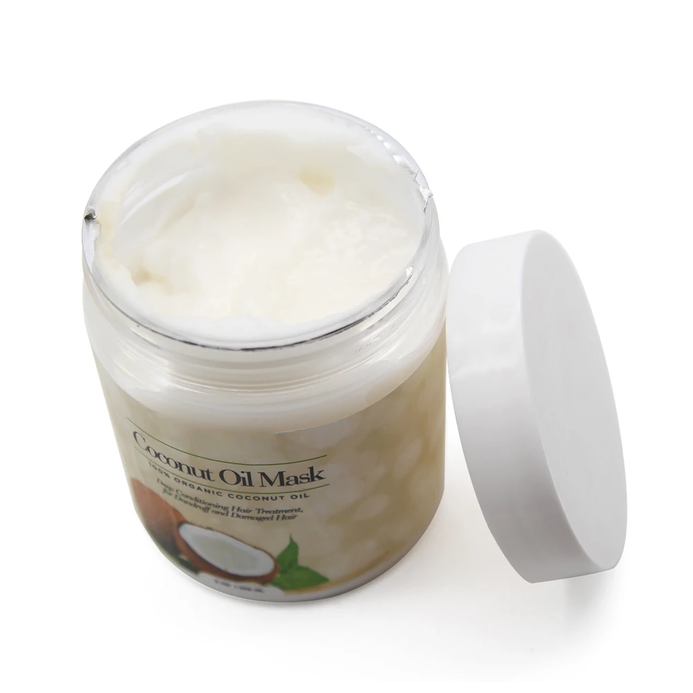 New Private Label Natural Deep Conditioning nourishing Coconut Oil Hair Mask