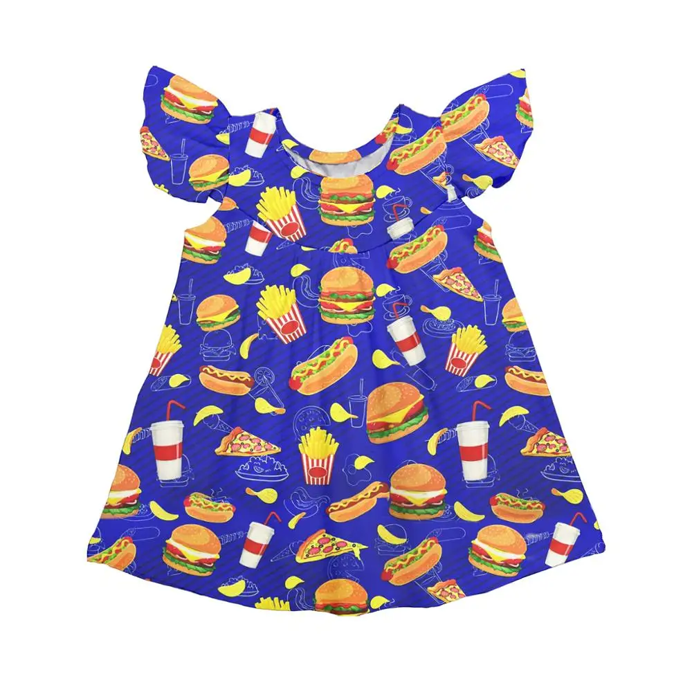 Children clothing wholesale 8 year old girl dress baby fashion design girls boutique dress