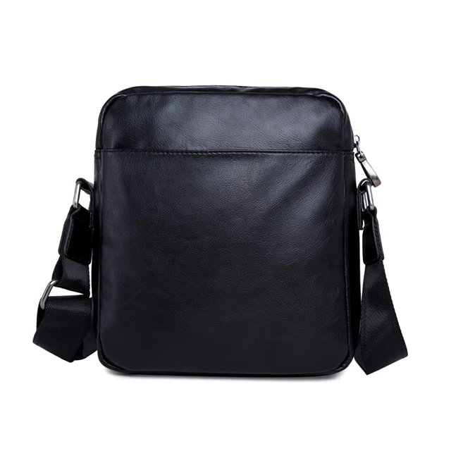 Custom Genuine PU Leather Sling Shoulder bag Big Capacity Out Messenger Bag for men crossbody bag