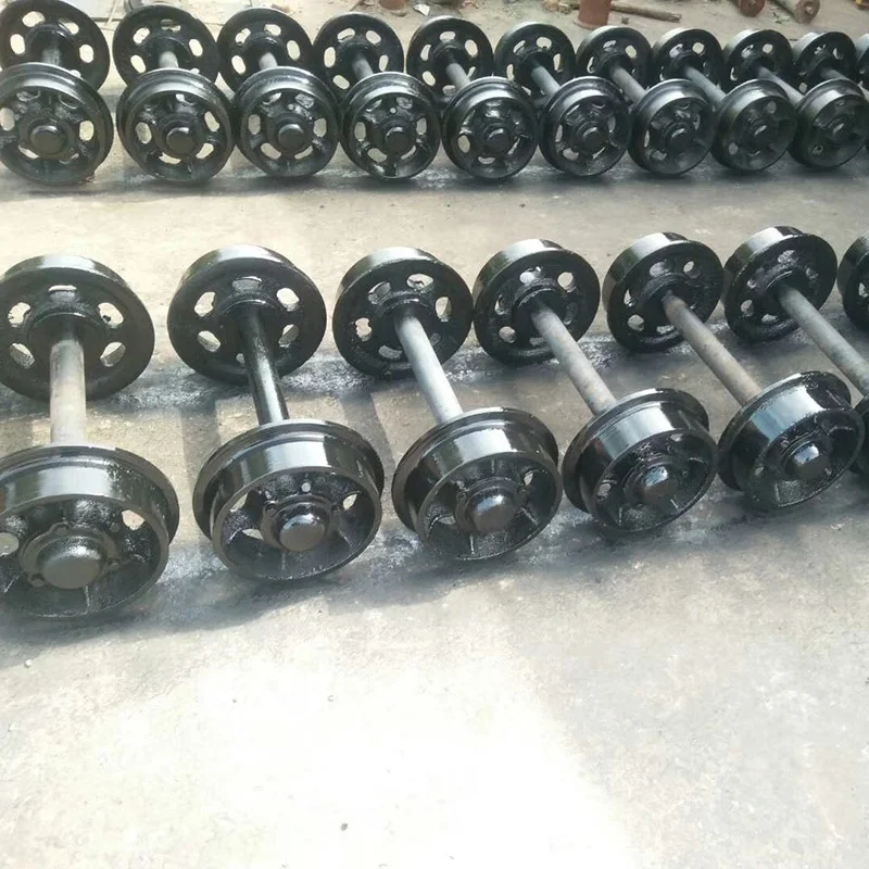 
Cast Steel Railway Wheel and Axle for Mining Industry 