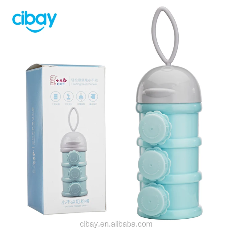 
Customized Logo High quality 3 Layers Baby Milk Powder Container 