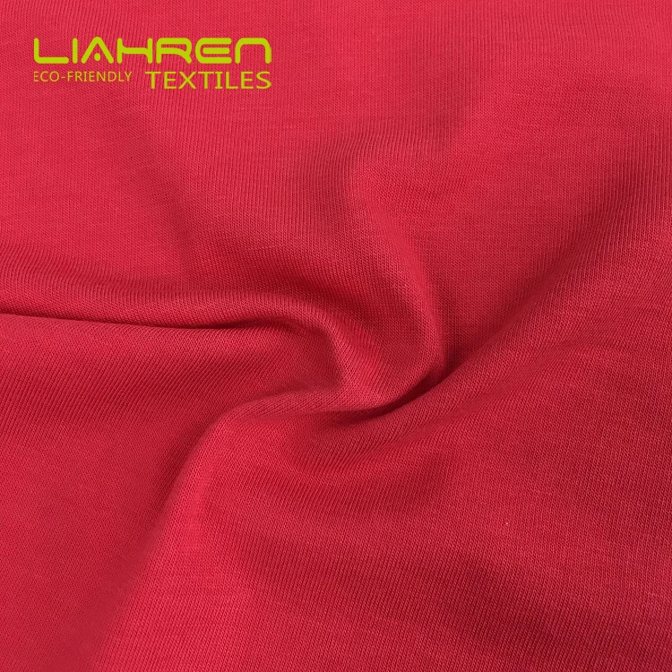 70% бамбук 30% хлопок Джерси футболка 140gsm