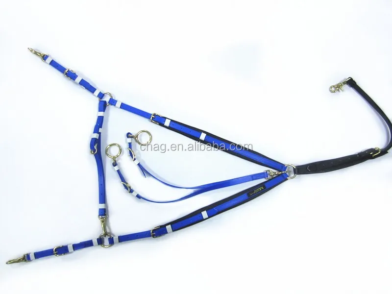synthetic endurance horse racing equipment bridle rein breastplate and martingale