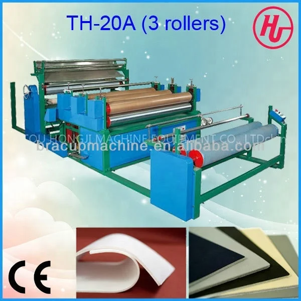 TH-20A Insole Shoes Materials Fabric Laminating Machine ( 3 rollers)