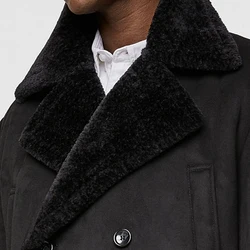 Custom winter wool overcoat mens classic dress outdoor casual west coat