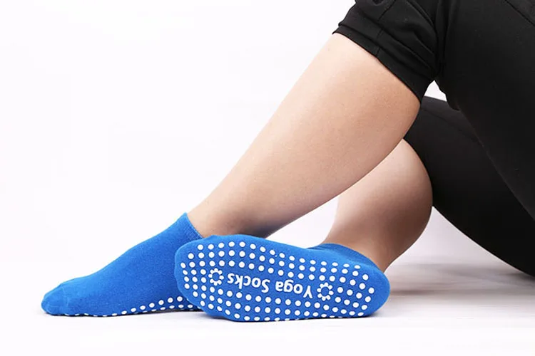 20 MOQ оптовая продажа в наличии унисекс Нескользящие Пилатес Йога носки для женщин