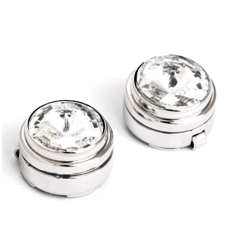New design diamond covered clothing buttons cufflink