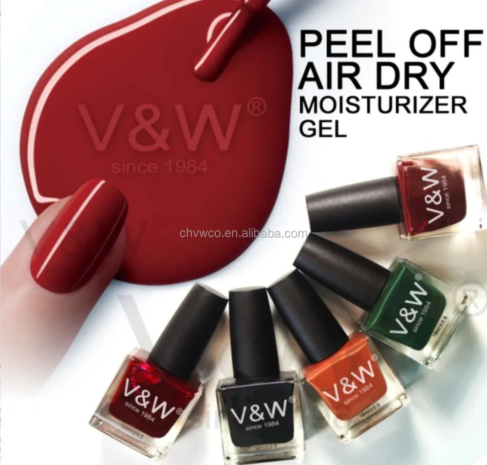 Long lasting air dry moisturizer peel off 14 days beauty product nail polish gel color private label nail polish
