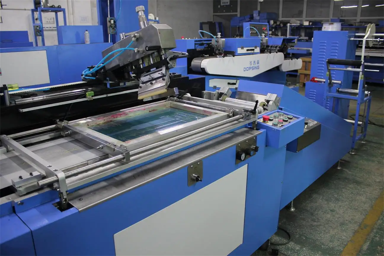 KINWAH(DOPSING) Cotton Labels Automatic silk screen printing machine equipment for sale