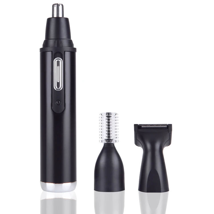 electric mens rechargeable nose clipper trimmer with led light