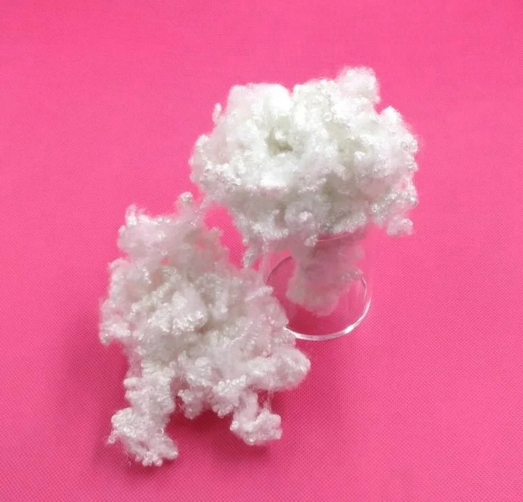 
GRS standard BS5852 certificate 100% polyester staple fiber 7D/15Dmm HC slick flame retardant for fiber filling toys and sofa 