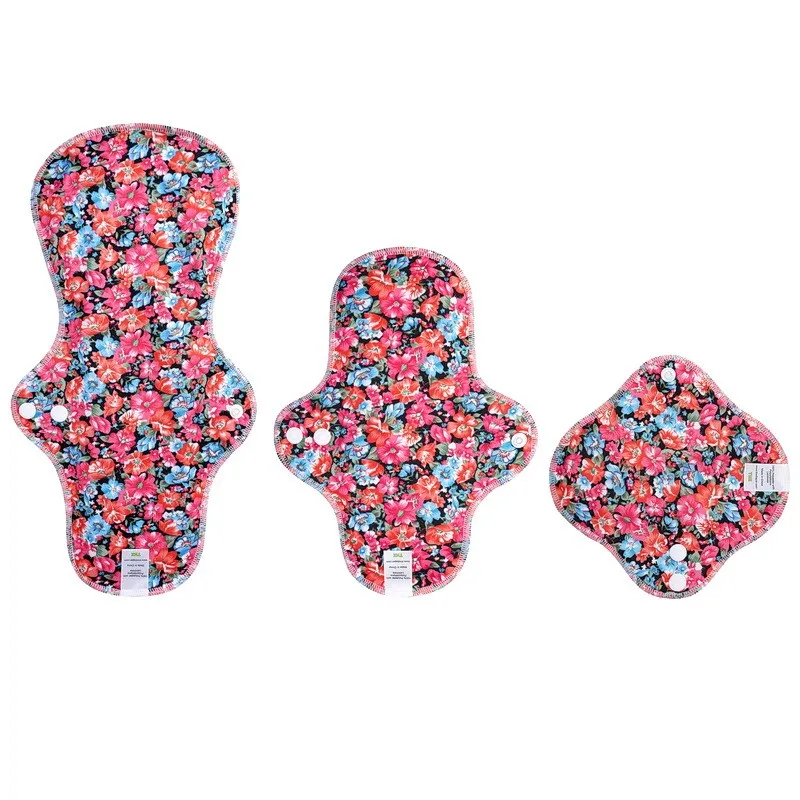 Sanitary pads Reusable cloth bamboo Sanitary Pads Cloth Menstrual Pads
