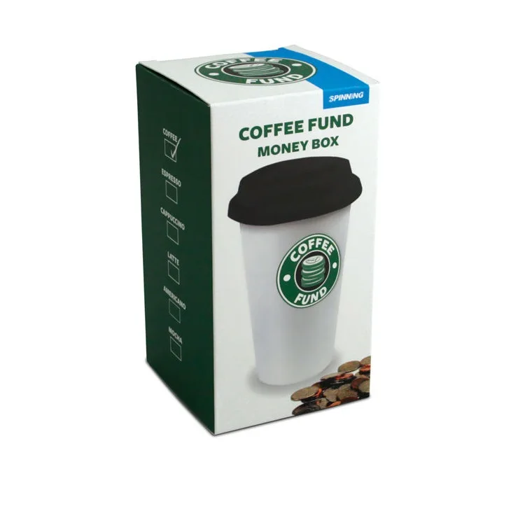 Corrugated coffee water cup box custom ceramic mug products packaging mailing shipping box