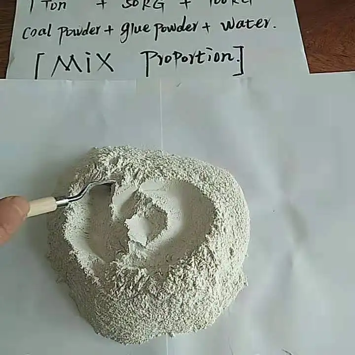 Adhesive for briquette coal charcoal