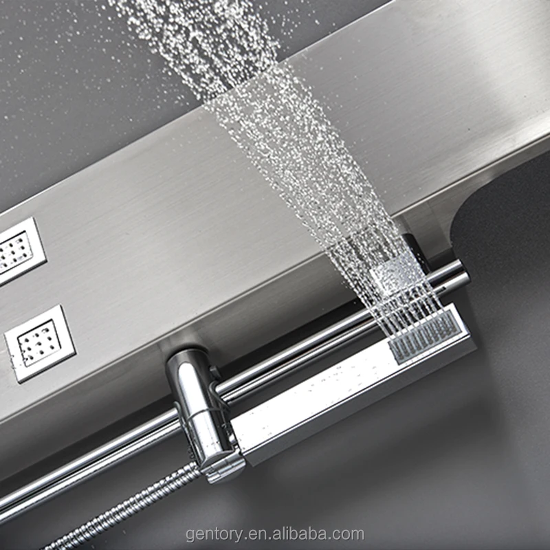 2020 Hot-selling taizhou gentory bathroom massage shower panel 304 stainless steel s281