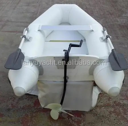 
hand control outboard motor for inflatable boat 
