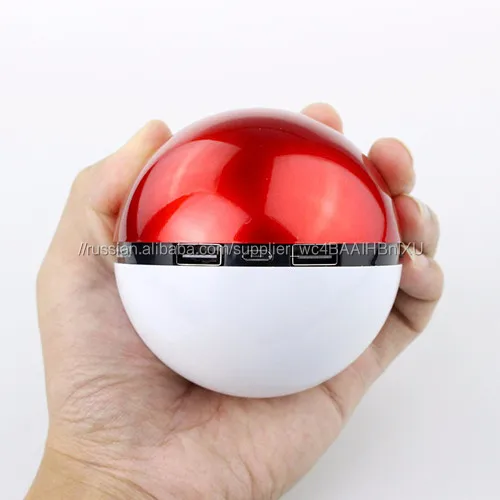 Новый 12000 мАч Покемонов Перейти Мяч Power Bank Magic Ball Зарядное Устройство Двойной Порт USB для Всех телефонов