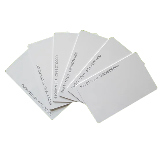 
PVC White Blank T5577/ EM4200/ M1/ Contact Smart RFID ID Card 