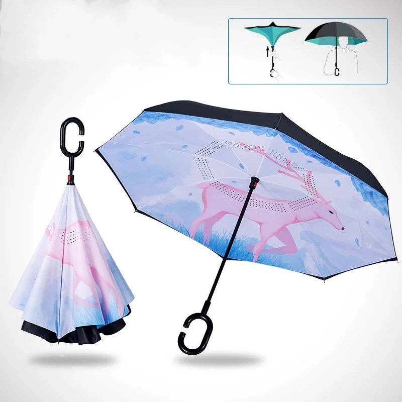 Uv Protection Ultra-light Cell Phone Umbrella 5 Fold Mini Umbrella