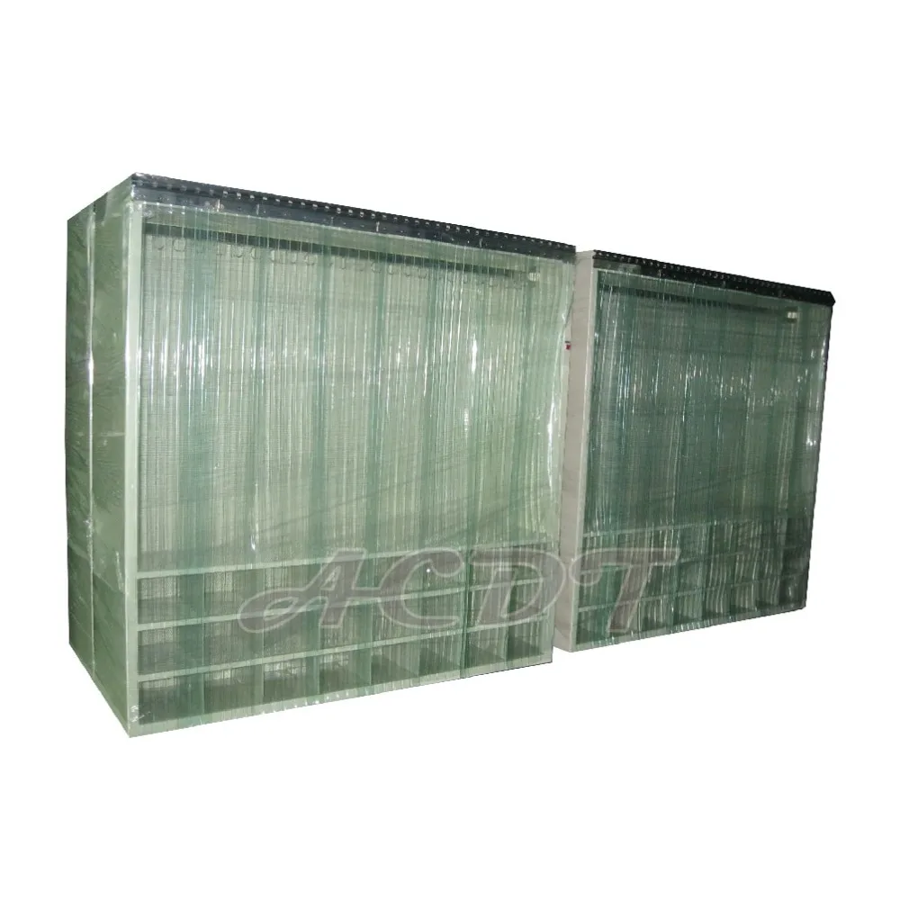 Powder Coating Steel Clean room Garment and Shoe Storage Cabinet with soft wall or hard wall