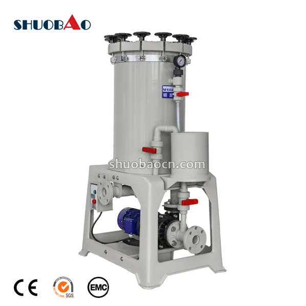 SHUOBAO high precise plating filter plant for ABS plating