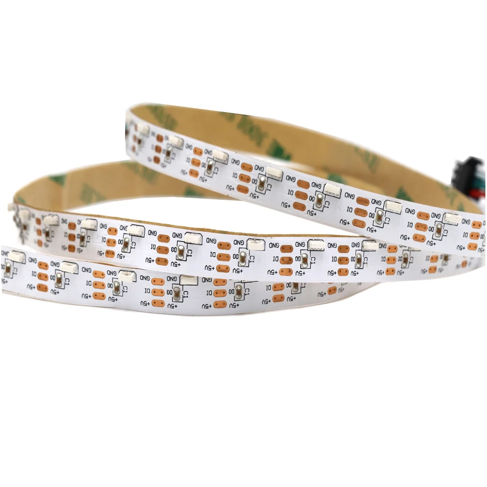 side emitting smd4020 individually addressable led pixel 5m  sk6812 WS2812b mini 4020 rgb side view led strip