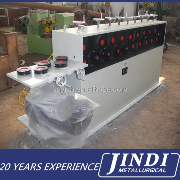 Steel rod straightening machine