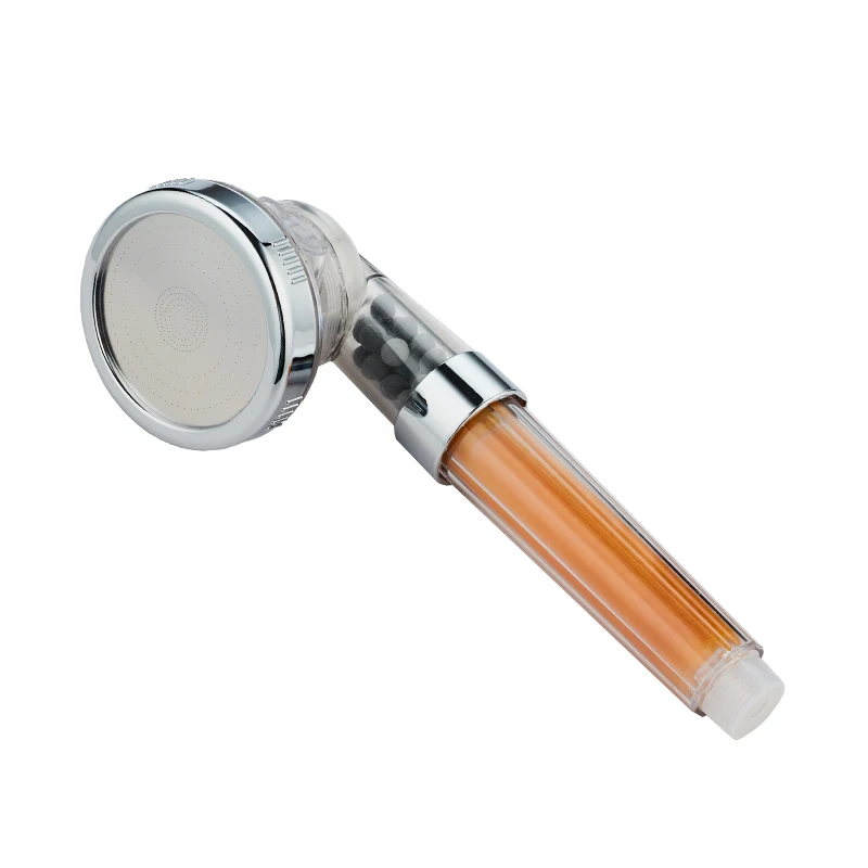 Modern Three Modes Jetting Hand Shower Head Mineral Stone Filter for Aroma Therapy Vitamin C Bathroom Use Massage Function