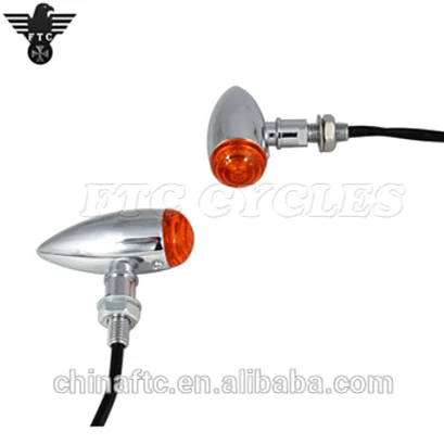 Mini Motorcycle Metal Bullet Turn signals, indicator,Bicycle Turn signal light