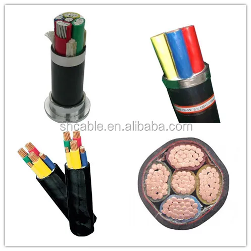 PVC/ XLPE/ Copper/aluminum armoured/unarmored electric power cables different types of electrical cables