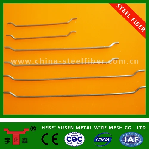 
glued end hook steel fiber for concrete/building material price 