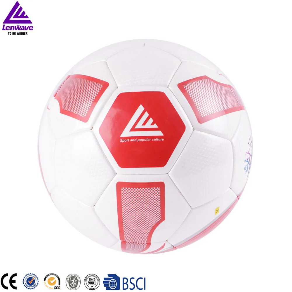 Lenwave brand custom professional pu leather wholesale football soccer ball
