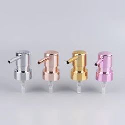 Plastic UV shampoo pumps body lotion 28/400 Rose Gold soap pump dispenser