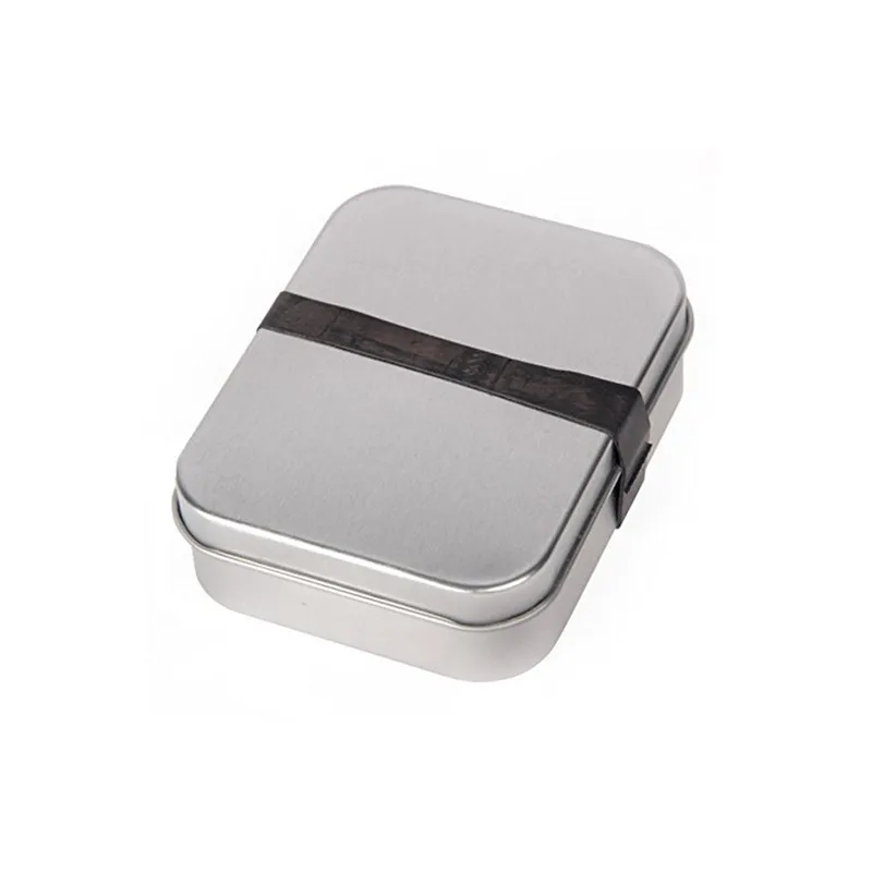 Custom silver rectangle small metal empty  tin match box from shenzhen