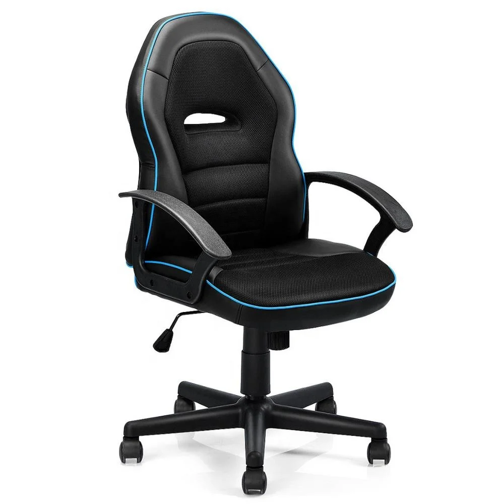 Child baby PU Leather and Mesh Racing Gaming Chair For Office Shaped Big Head Pillow Cheap Classic