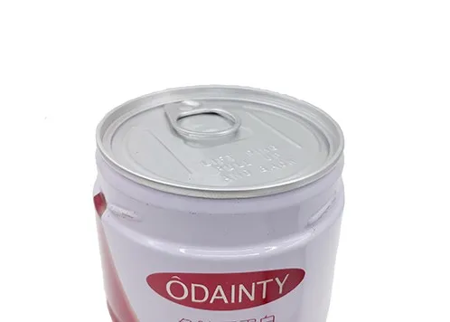 Large Capacity OEM Food Grade Round Metal Tin Can for Coffee Powder Packaging