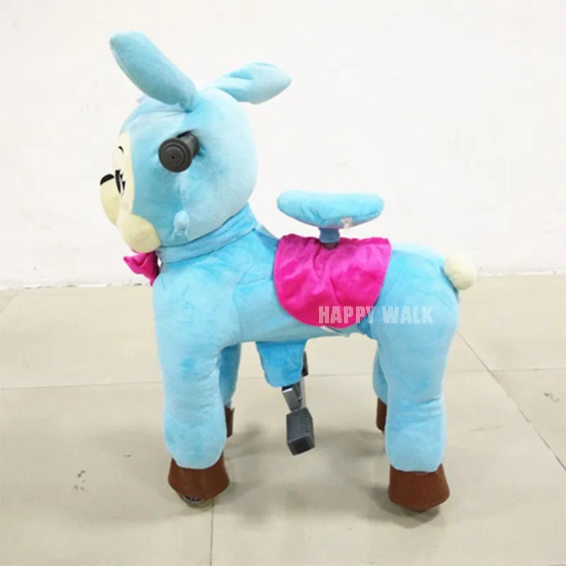 High quality unicorn ride on horse toy pony for girls birthday gift