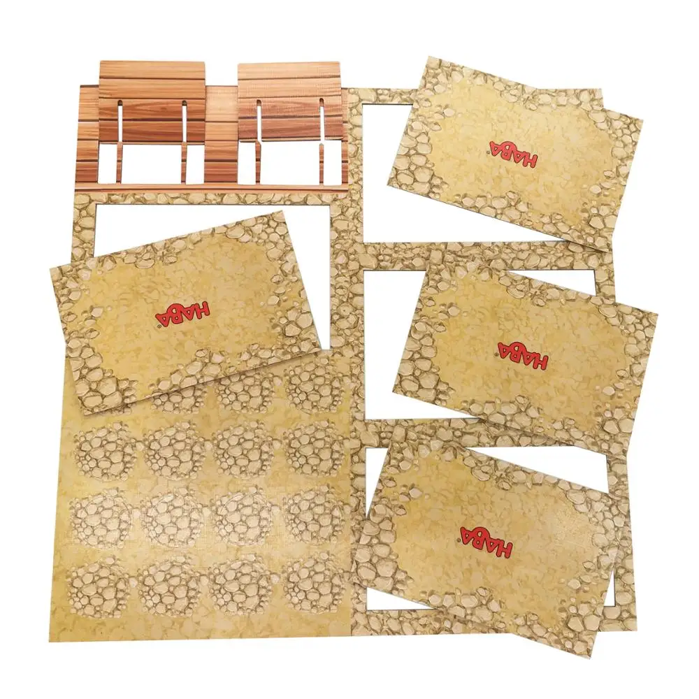 custom cardboard tile and token for kids