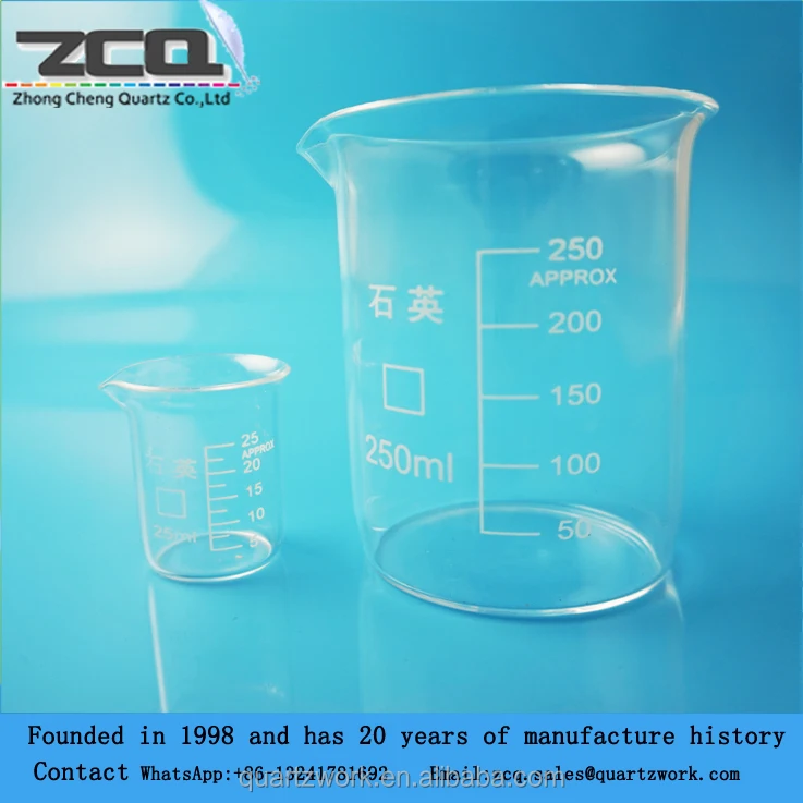  Кварцевая коническая колба со стеклянной пробкой