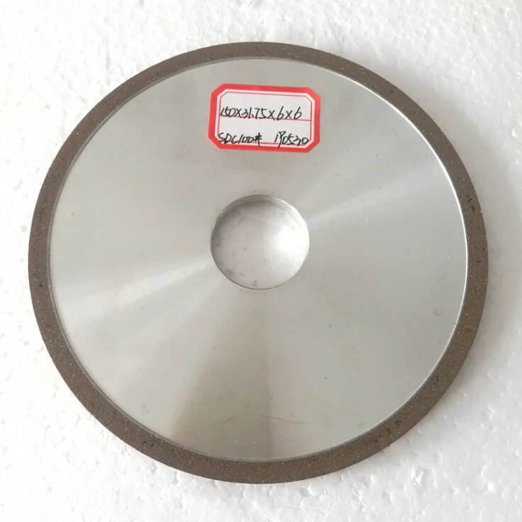 
200mm Resin Bond Metal Bonded CBN Abrasive Grinding Wheel 1A1 In Diamond For PCD Polishing 